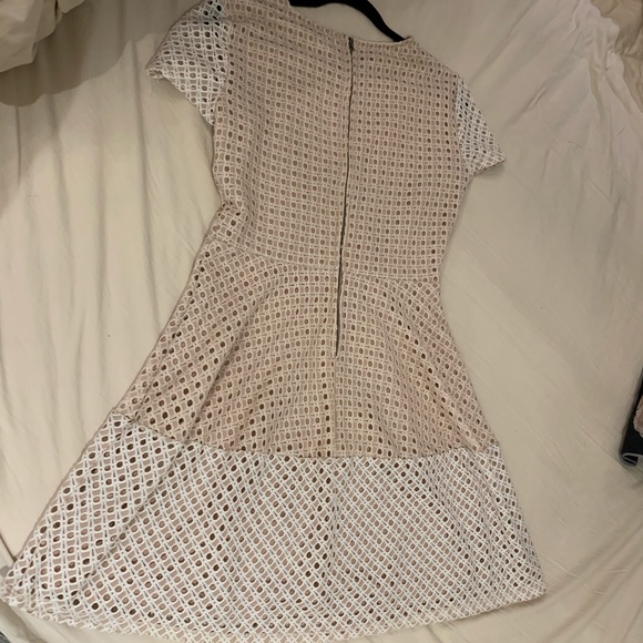 BCBG Maxazria pale pink and white dress - Picture 3 of 4